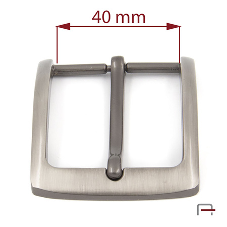 Men's buckle 40 mm graphite 2300192