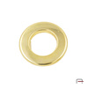 Eyelet with fins 15 mm gold 51007500
