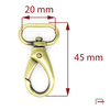 Snap Hook 20 mm 3220221