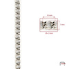 Steel Chain 10x7x2 mm nickel 4112810