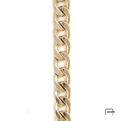 Steel chain 8x5x1,3 mm gold 4100850