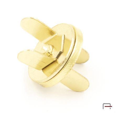 Zapięcie magnetyczne płaskie 14 mm złoto 44003530