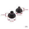 Screw 5 mm black matt 52005450