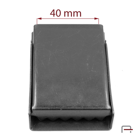 Clamp Belt Buckle 40 mm old nickel 2900932