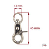 Snap Hook 13 mm 3223890