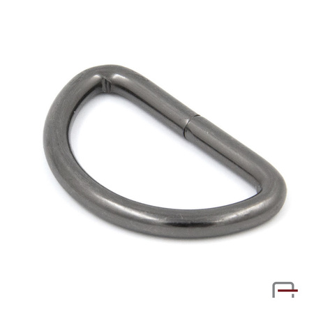 D-ring 32 mm, wire 4 mm black nickel 35025900