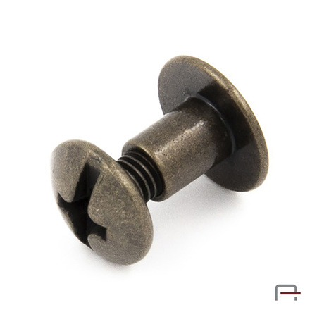 Screw 5 mm old brass 52005200