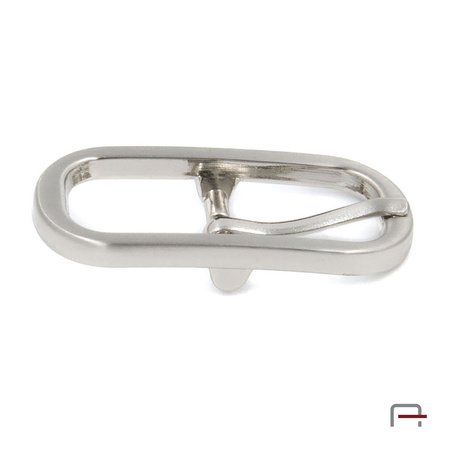 Women's buckle 15 mm satin nickel 1201611