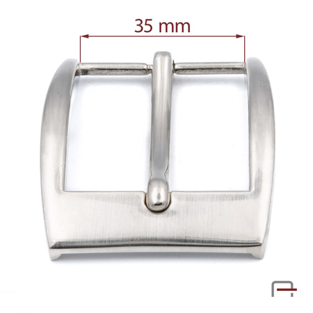 Men's buckle 35 mm satin nickel 2207911