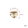 Tuck Lock Gold 3106653