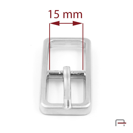 Klamra damska 15 mm nikiel 1201012