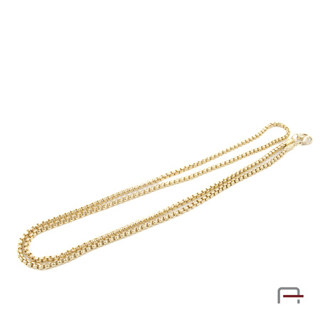 Bag Chain 100 cm with carabiners gold 4115753