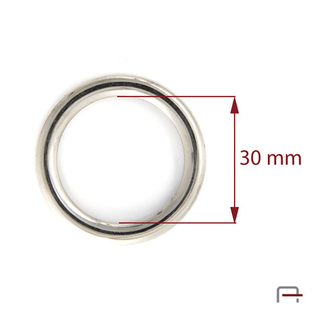 Kółko 30 mm nikiel 5302010