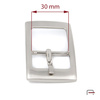 Women's Buckle 30 mm satin nickel 1508211