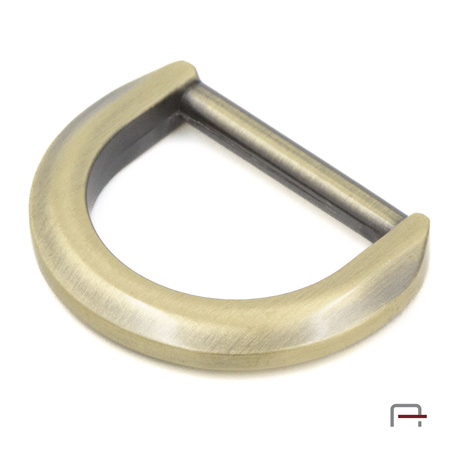 D-ring 19 mm satin old brass 3604621