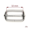 Slide Buckle 32 mm, wire 4 mm nickel 35013100
