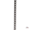 Steel chain 9x6x1,6 mm black nickel 4100990