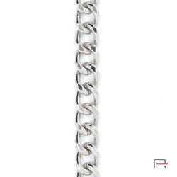 Steel chain 12x9x2,5 mm nickel 4114912