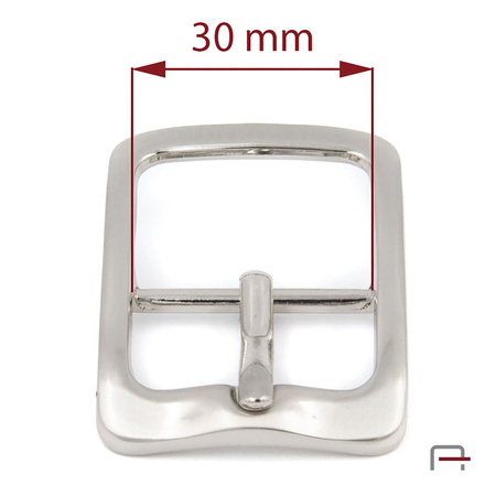Women's Buckle 30 mm satin nickel 1508311