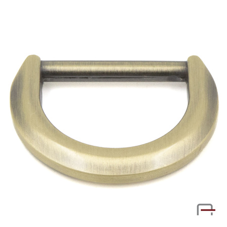D-ring 19 mm satin old brass 3604621