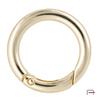 Metal Ring Carabiner 25 mm gold 3711450