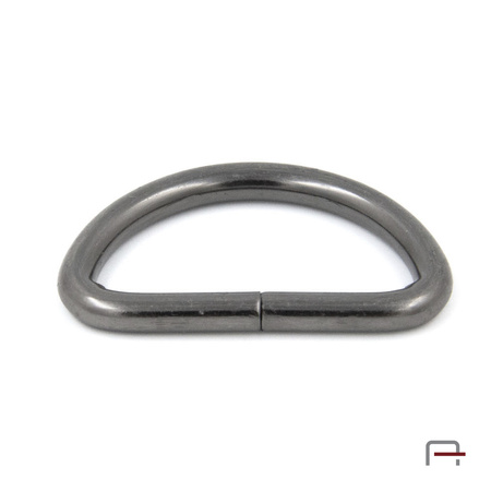 D-ring 32 mm, wire 4 mm black nickel 35025900