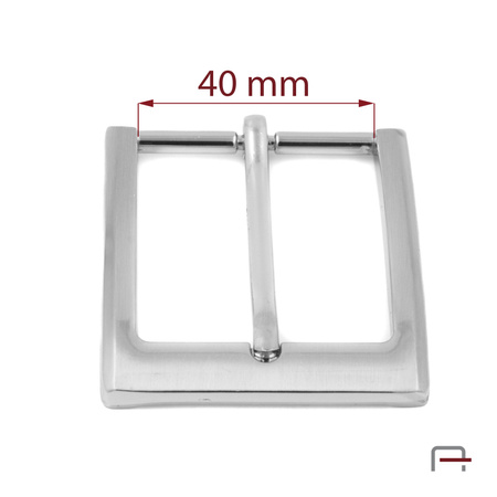 Men's Buckle 40 mm satin nickel 2308911