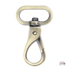 Snap Hook 25 mm satin old brass 3234621