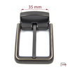Clip Buckle 35 mm black pearl 2639563