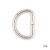 D-ring 16 mm, wire 3 mm nickel 35020100