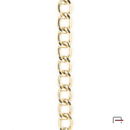 Steel Chain 12x8x2 mm gold 4100750