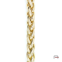 Steel chain 8,5x6x2 mm gold 4113553