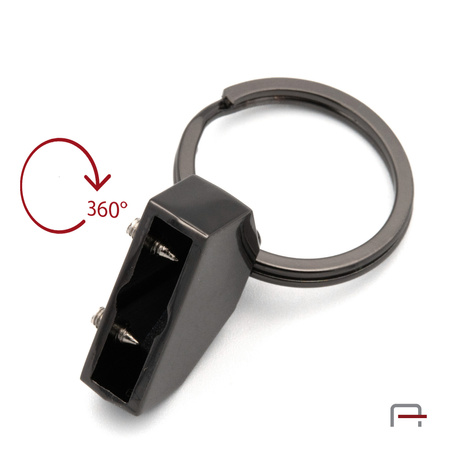 KEY RING ELEMENT BLACK NICKEL 4501090