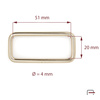 Metal Frame 51 mm, wire 4 mm, 35109500