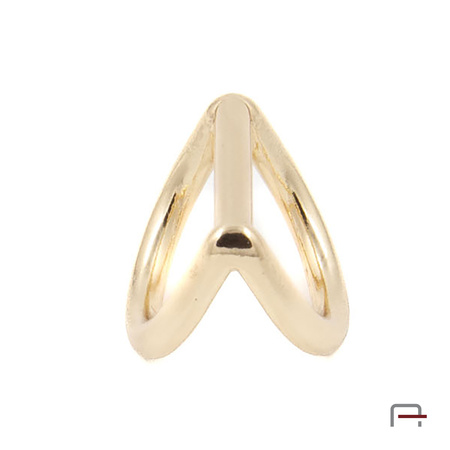 Double D-ring 18 mm gold 3605953