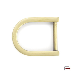 D-ring 20mm satin old brass 3606021