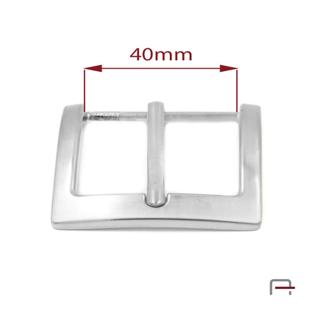 Men's Buckle 40 mm satin nickel 2306511