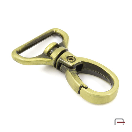 Snap Hook 25 mm satin old brass 3223321