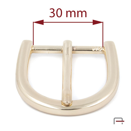 Women's buckle 30 mm gold 1508551