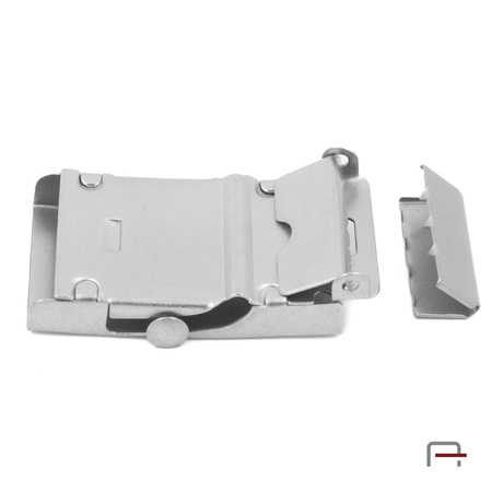 Klamra do taśmy 30 mm stare srebro 2905131