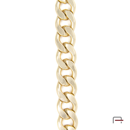 ŁAŃCUCH STALOWY 16x12x3 mm złoty 4101550