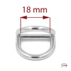 Double D-ring 18 mm nickel 3605912