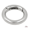 Metal Ring Carabiner 19 mm nickel 3711210