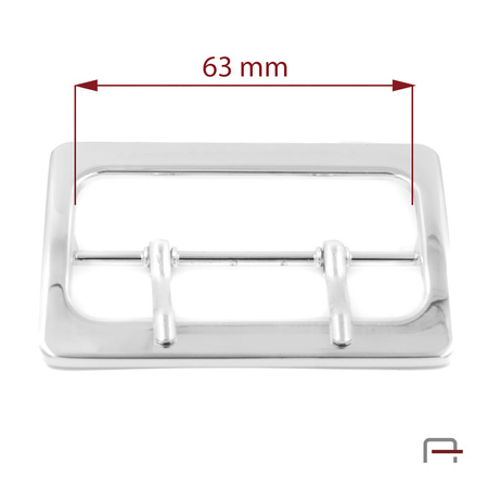 Klamra damska 63 mm nikiel 1860012