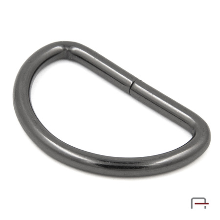 D-ring 38 mm, wire 4 mm black nickel 35026900