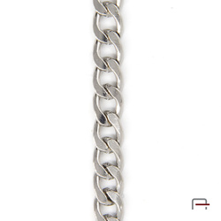 Steel chain 9x6x1,6 mm nickel 4100910