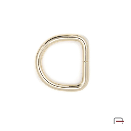 Półkółko 20 mm, drut 3,5 mm złoto 35107500