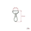 Snap Hook 20 mm Nickel 3231710