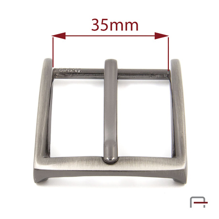 Men's Buckle 35 mm satin black nickel 2208191