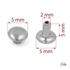 One-sided Rivet 5/5/5/10 nickel